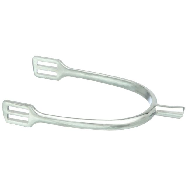 Equitare Chrome Plated Prince of Wales Spurs-MEN