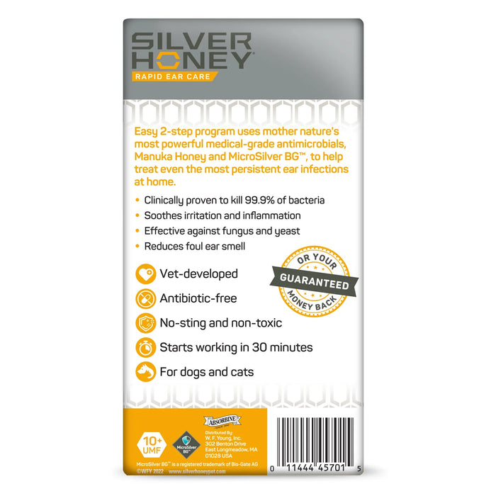 Silver Honey Rapid Ear Care Vet Strength Ear Treatment Kit