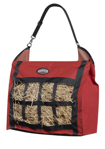 Showman Slow feed hay tote - RED