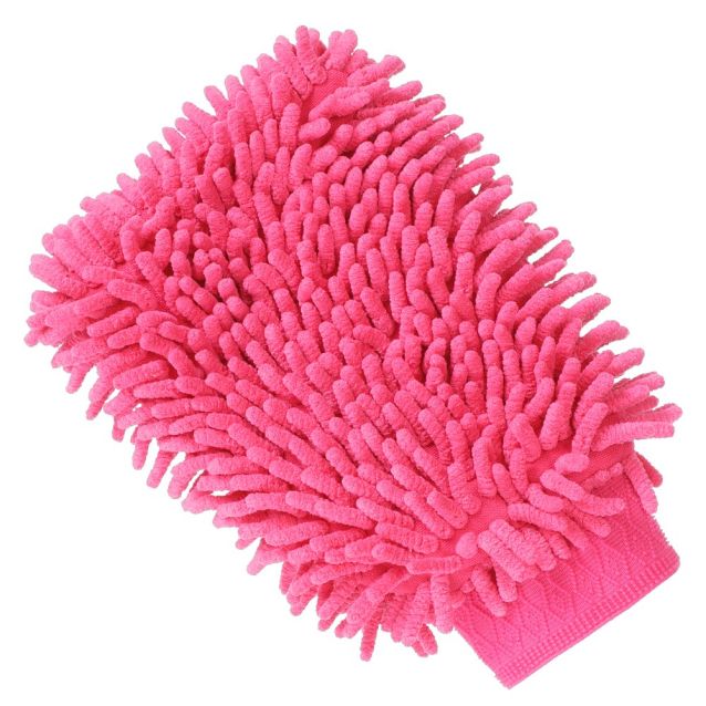 TOUGH1 LINED WASH/APPLICATOR MITT-PINK