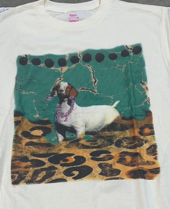 Show Goat w/Pink Necklace Shirt