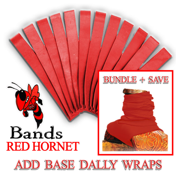 ROPESMART DALLY WRAPS – RED HORNET BANDS 70-PACK