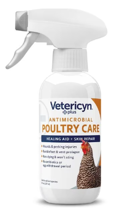 Vetericyn Plus Antimicrobial Poultry Care Spray, 8-oz bottle