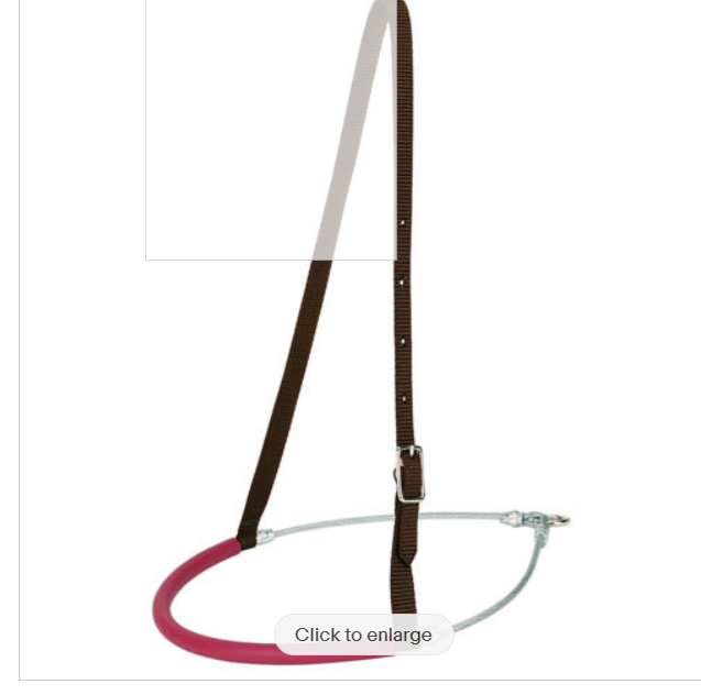 Weaver Leather Cable Noseband Rubber Nose