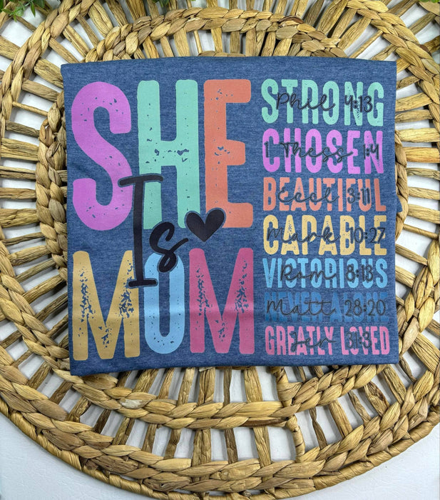 She is Mom (DTF T-Shirt)