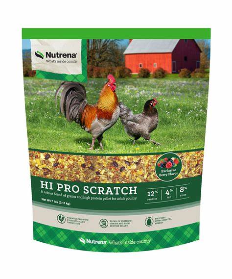 NUTRENA HI PRO CHICKEN SCRATCH 50LBS