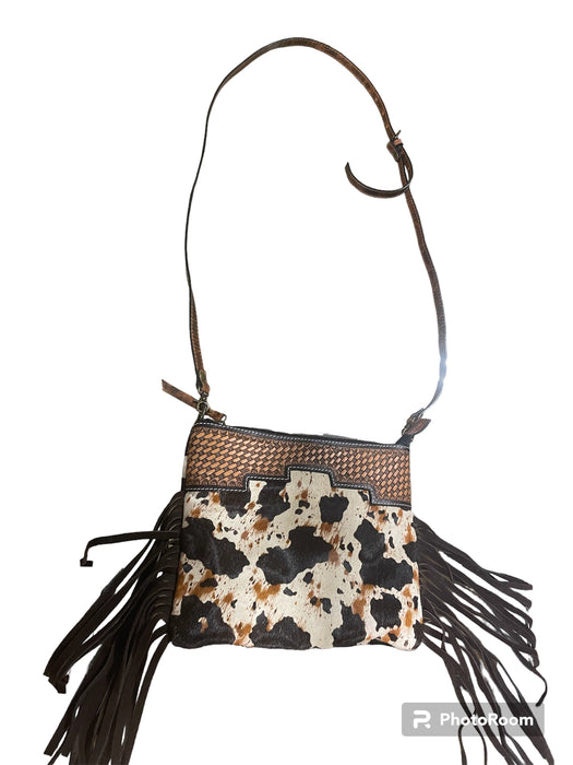 238 - RAFTER REAL COWHIDE HANDBAG