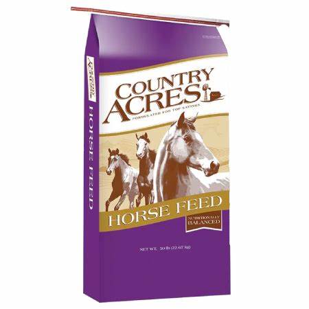 Country Acres 12-8 Pellet Horse Pellet 50lbs - Purina — Bushland Ranch 