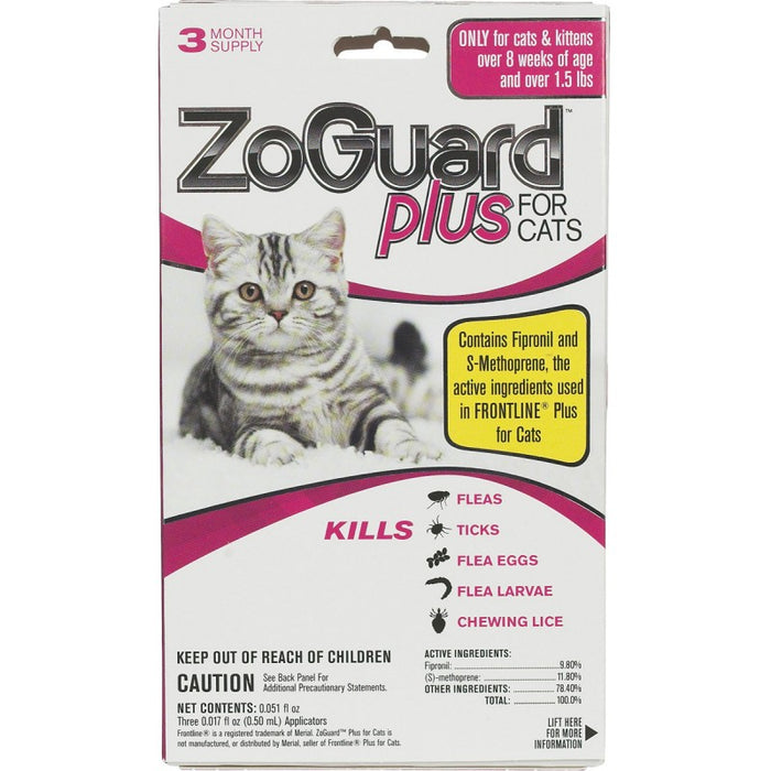 ZoGuard PLUS for Cats - 3 Months