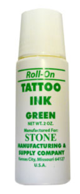 Tattoo Ink Roll-On 2oz. Black